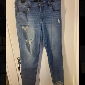 1822 Denim Ripped Blue Jeans size 12